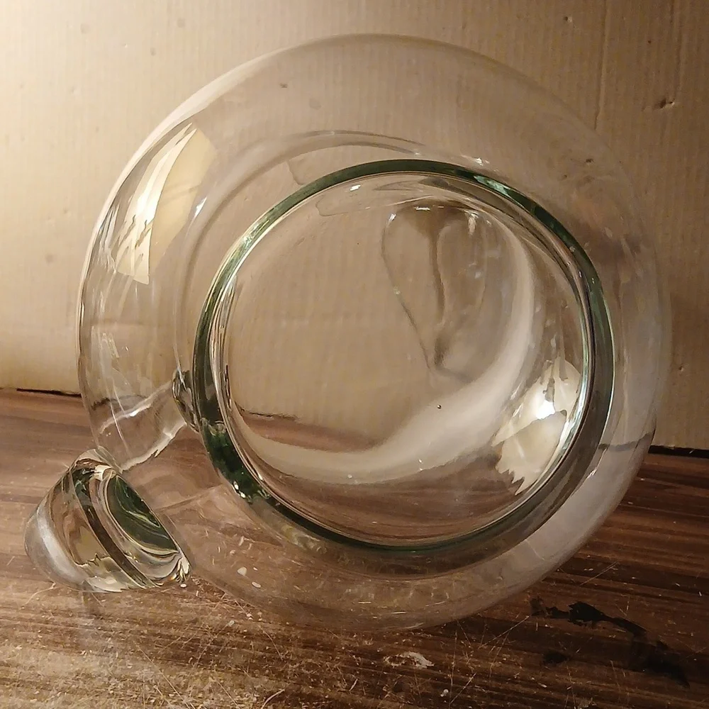 Vintage LIBBEY Crisa Ckear Glass Pitcher